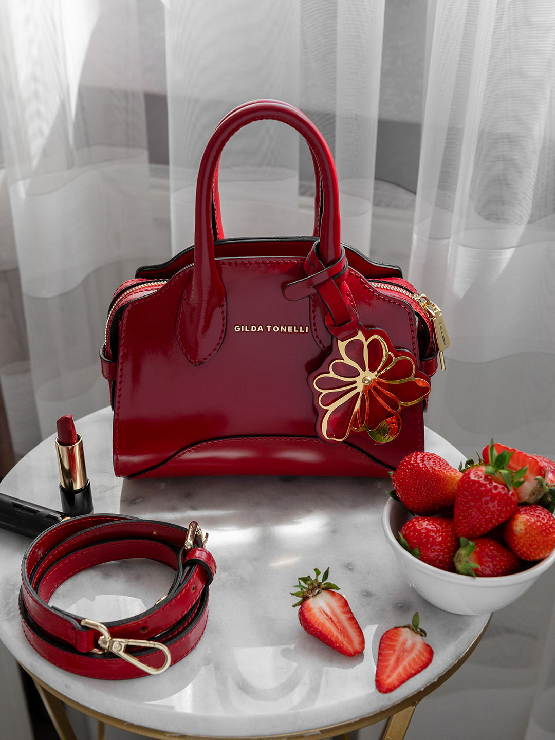 Мини-боулер Gilda Tonelli gt1058 pad rosso – купить в Москве в Italymade.ru  👜