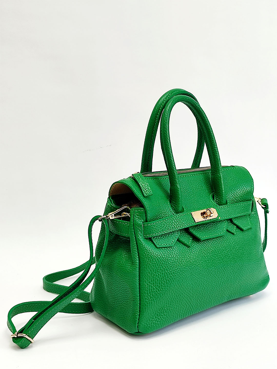 Сумка-тоут Steffalini st917 vitello verde – купить в Москве в Italymade.ru  👜