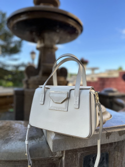 Сумка-боулер Gironacci gir3132 charme/calf gesso/phard