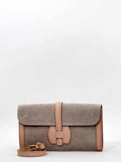 Клатч Steffalini st6076 vitello/scamosciato rosa