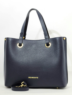 Шоппер Di Gregorio gr8906G vitello blu oro