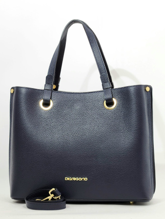 Шоппер Di Gregorio gr8906G vitello blu oro