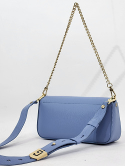 Сумка-багет Gironacci gir2290 vitello/calf cielo/cuoio