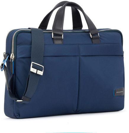 Деловая сумка Piquadro PQ-RY CA6117RY/BLU синий нейлон