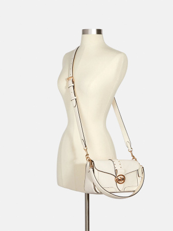 Сумка-багет Coach Georgie Rivets 5497 IM/CHK chalk