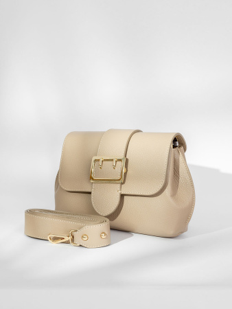 Сумка-багет Steffalini st1139 vitello beige v1