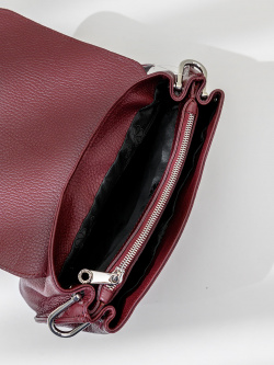 Сумка-багет Di Gregorio gr8745 vitello bordo argento