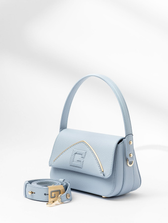 Мини-сэтчел Gironacci gir3340 vitello/calf nuvola/phard