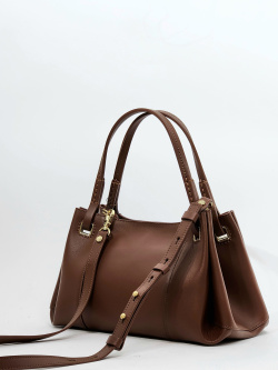 Сумка-тоут Gironacci gir3350 vitello soft/venere brandy Сумка-тоут Gironacci gir3350 vitello soft/venere brandy