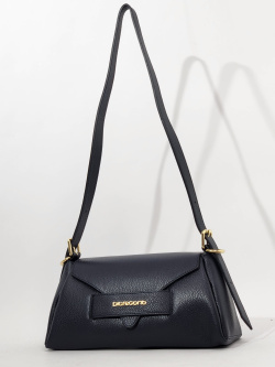 Сумка-багет Di Gregorio gr9014 vitello blu oro