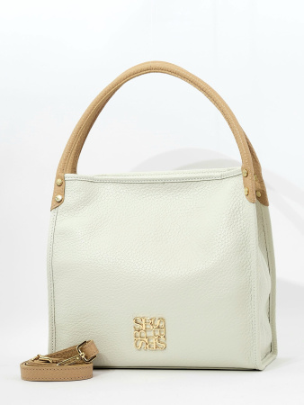 Сумка-тоут Sara Burglar sb2516 bufalo bianco/crema