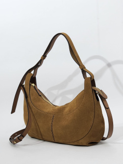 Сумка-хобо Loristella ls3139CA camoscio sigaro