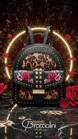 Рюкзак Braccialini Rock B18604-YY 100 polisynt nero