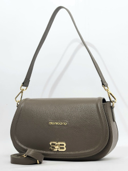 Сумка-седло Di Gregorio gr8995 vitello taupe oro