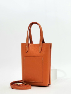 Мини-сумка Steffalini st2509 vitello arancione