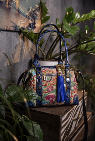 Сумка-боулер Marino Orlandi mo3811P fiora/pelo blu