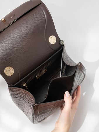 Сэтчел Gironacci gir3141 krokis/vitello marrone/t.moro