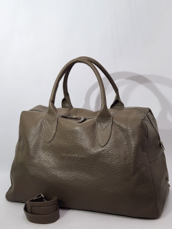 Дорожная сумка Di Gregorio gr133 vitello taupe argento