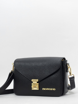 Мини-сэтчел Di Gregorio gr9150 vitello nero oro