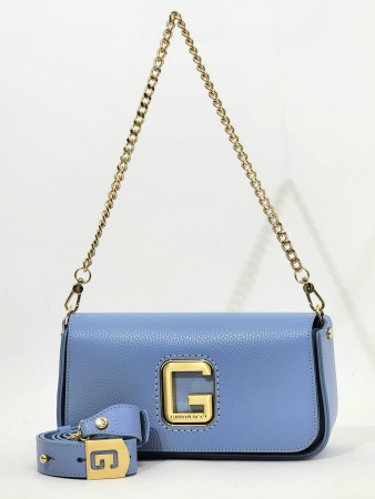 Сумка-багет Gironacci gir2290 vitello/calf cielo/cuoio