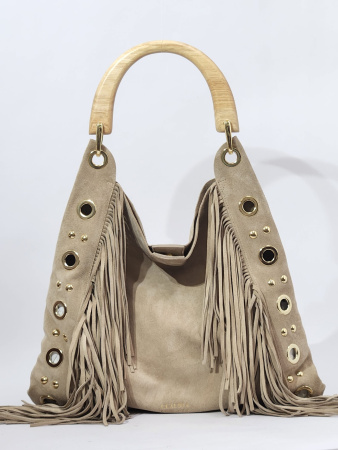 Сумка-хобо Claudia Firenze cl11445 camoscio nude