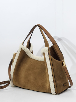 Сумка-хобо Loristella ls2788P sigaro/naturale