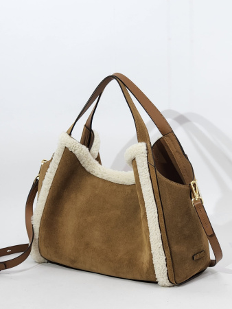 Сумка-хобо Loristella ls2788P sigaro/naturale