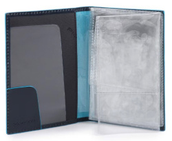 Обложка для паспорта Piquadro Blue Square PP5256B2/BLU2