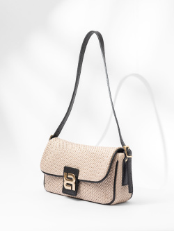 Мини-сэтчел Ripani Rosalind rpE662CO 00403 ecru/nero