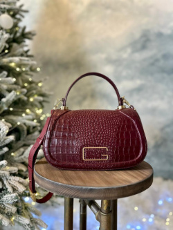 Сэтчел Gironacci gir3141 krokis/vitello bordo/vino