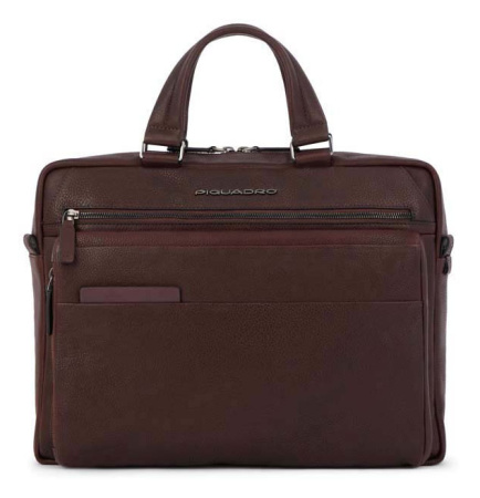Портфель Piquadro Paavo CA4098S122/TM темно-коричневый натур.кожа