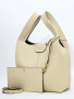 Мини-шоппер Di Gregorio gr6011 vitello beige oro