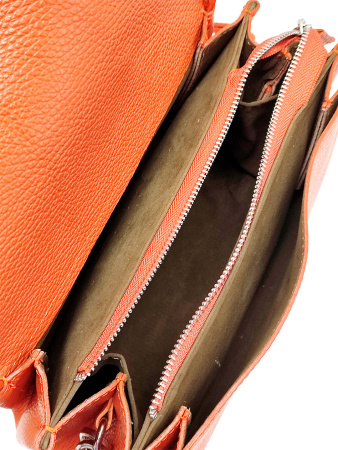 Сумка-багет Steffalini st4128 vitello arancio
