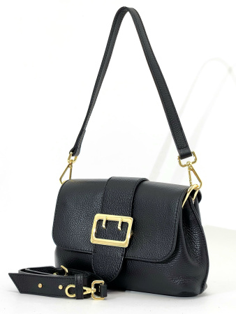 Сумка-багет Steffalini st1139 vitello nero v2