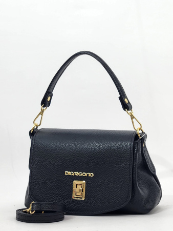 Сэтчел Di Gregorio gr9008 vitello nero oro