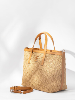 Шоппер Ermanno Scervino Terra Straw sce12401926 natural