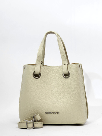Мини-шоппер Di Gregorio gr8906P vitello beige argento