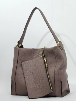 Сумка-тоут Carlo Salvatelli cs762 double taupe