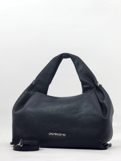 Сумка-тоут Di Gregorio gr9154 vitello nero argento