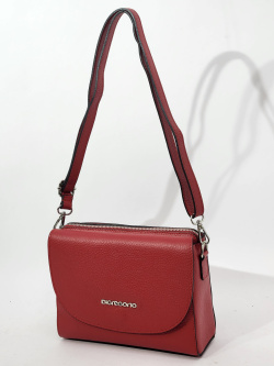 Мини-сэтчел Di Gregorio gr8888 vitello rosso argento