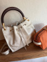 Сумка-тоут Gironacci gir3462 vitello soft/venere off white