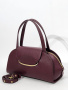 Сумка-боулер Gironacci gir3270 vitello/calf vino/cuoio