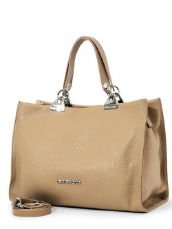 Тоут-шоппер Di Gregorio gr1974 vitello tan argento