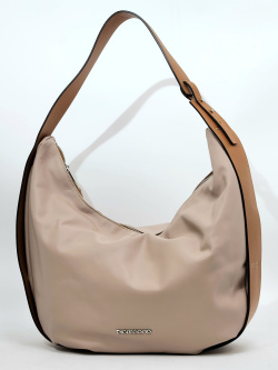 Сумка-хобо Di Gregorio gr1980 vitello nude/cuoio argento