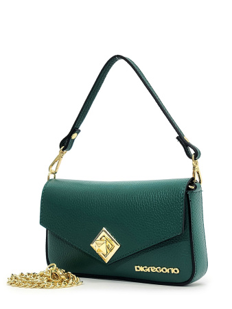 Клатч Di Gregorio gr8908 vitello verde oro