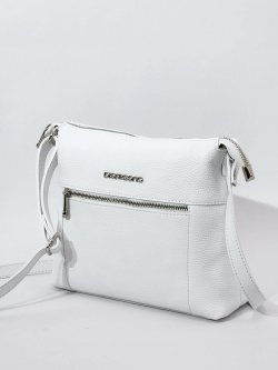 Сумка Di Gregorio gr9142 vitello bianco argento