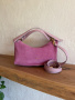 Сумка-хобо Arcadia Roxanne ar5613 camoscio/dollaro mauve