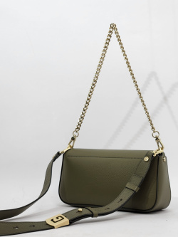 Сумка-багет Gironacci gir2290 vitello/calf oliva/cuoio