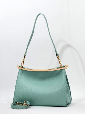 Сумка-тоут Steffalini st6091 vitello verde acqua