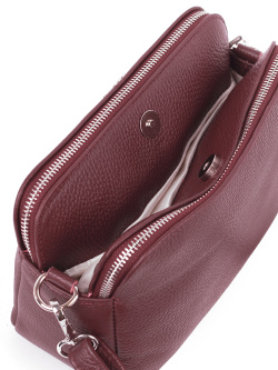 Сумка-багет Di Gregorio gr8798 vitello bordo argento